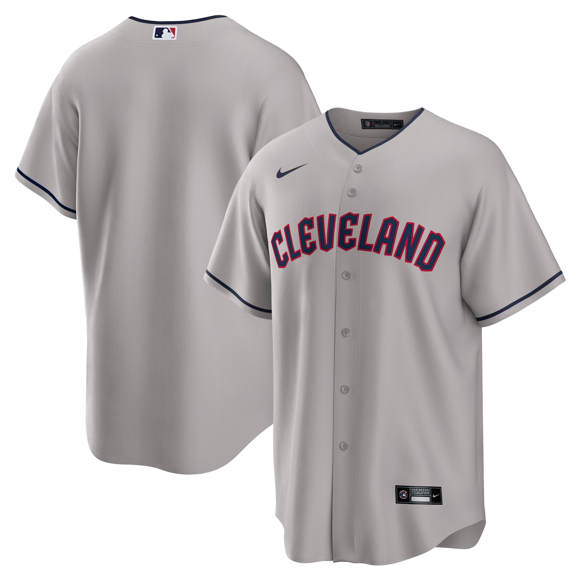 Cleveland Guardians Road Replica Baseball Jersey - Gray