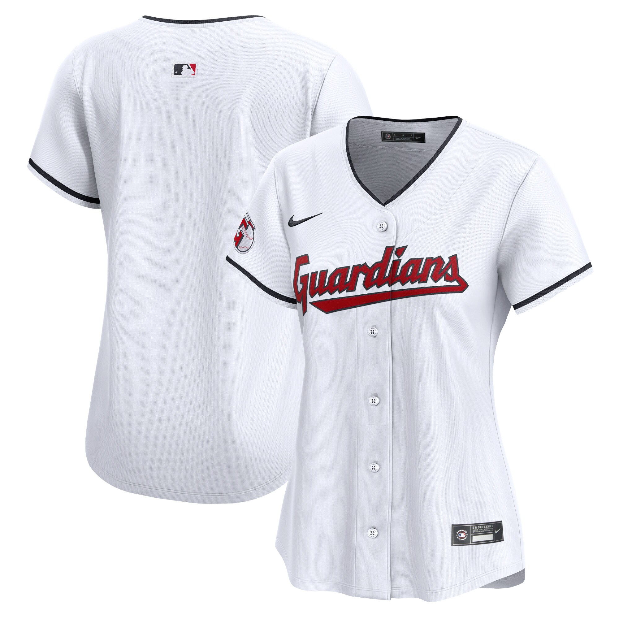 Cleveland Guardians Women's Home Limited Baseball Jersey - White