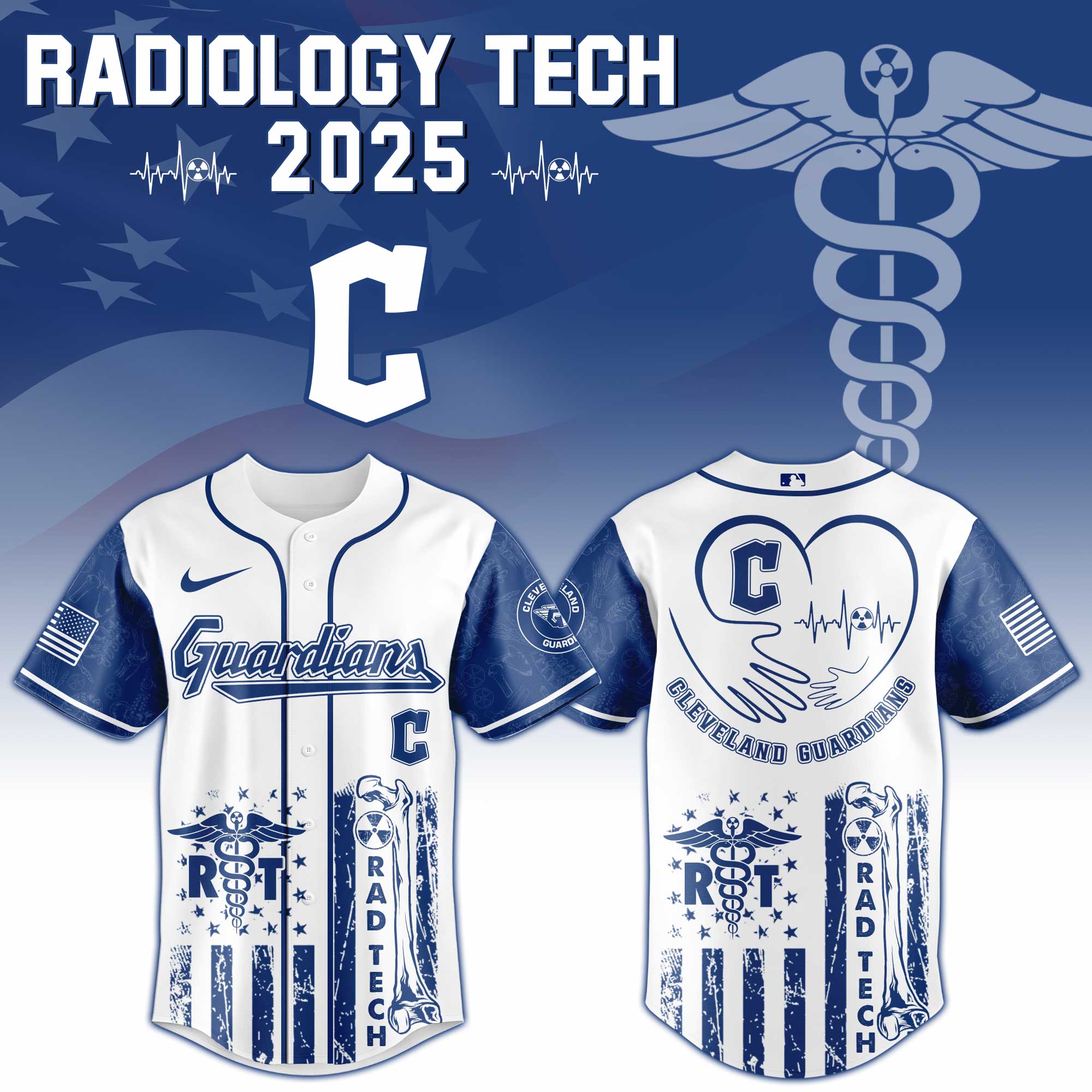 Cleveland Guardians X Radiology Tech Night Exclusive Design Jersey