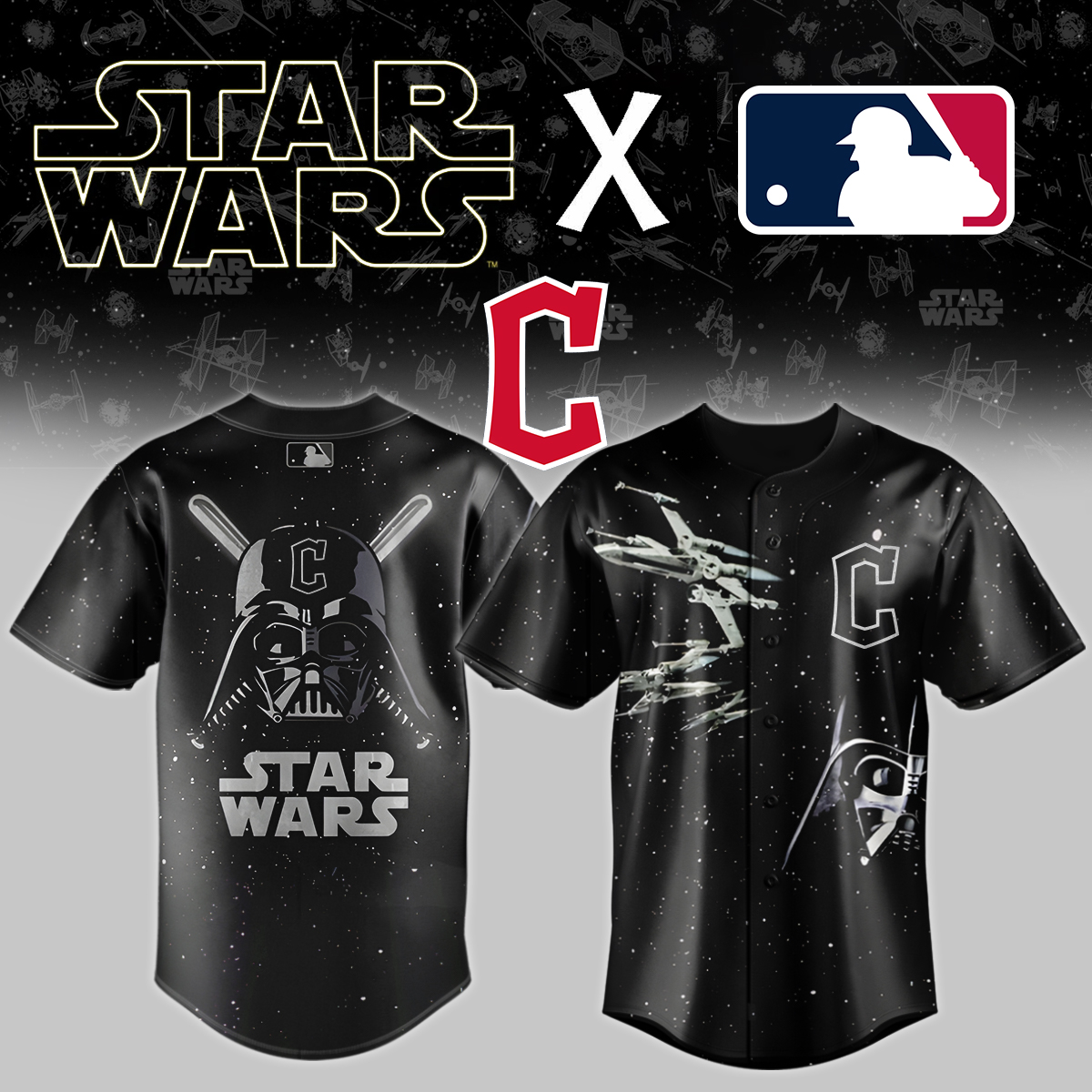 Cleveland Guardians X Star Wars Baseball Jersey