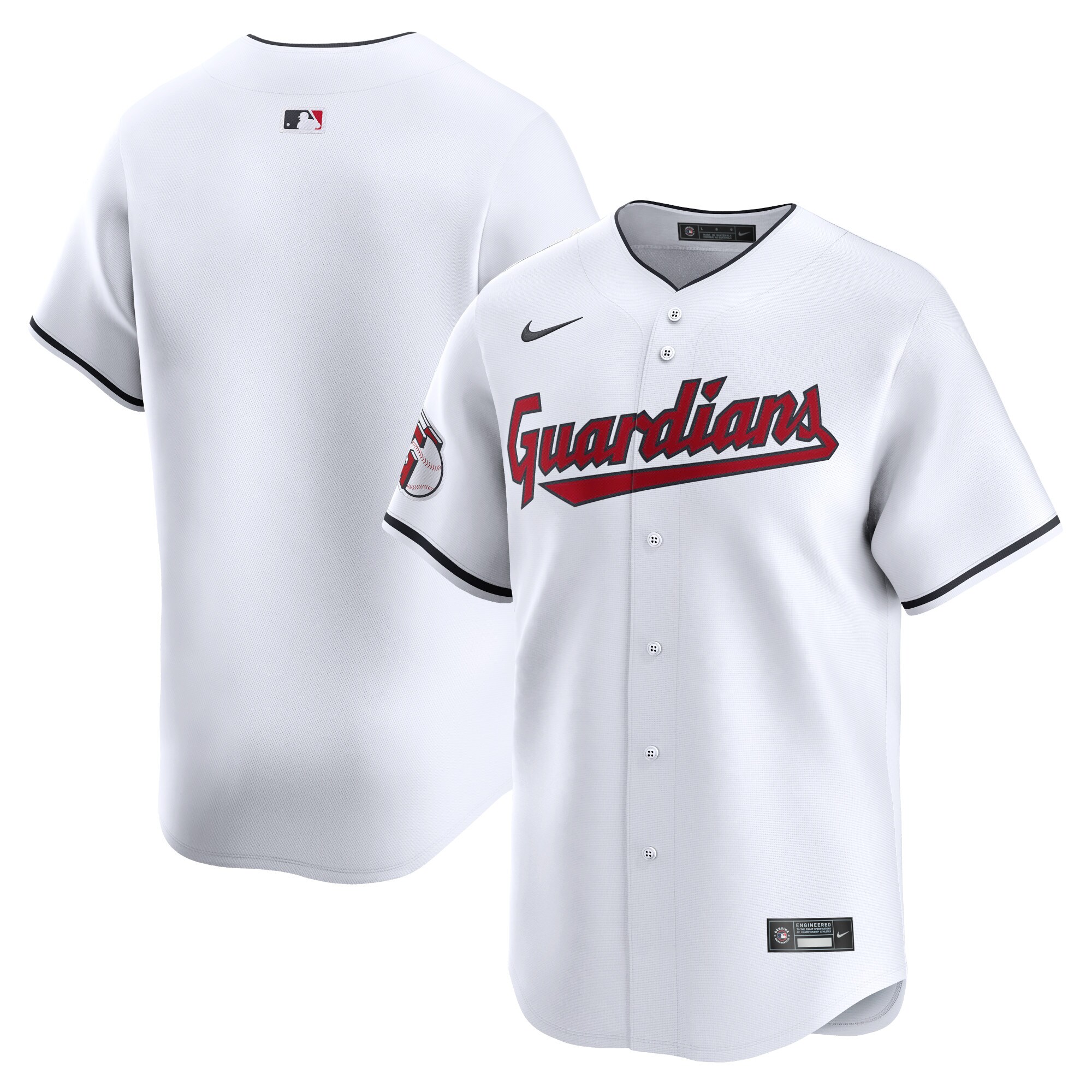 Cleveland Guardians Youth Home Limited Baseball Jersey - White