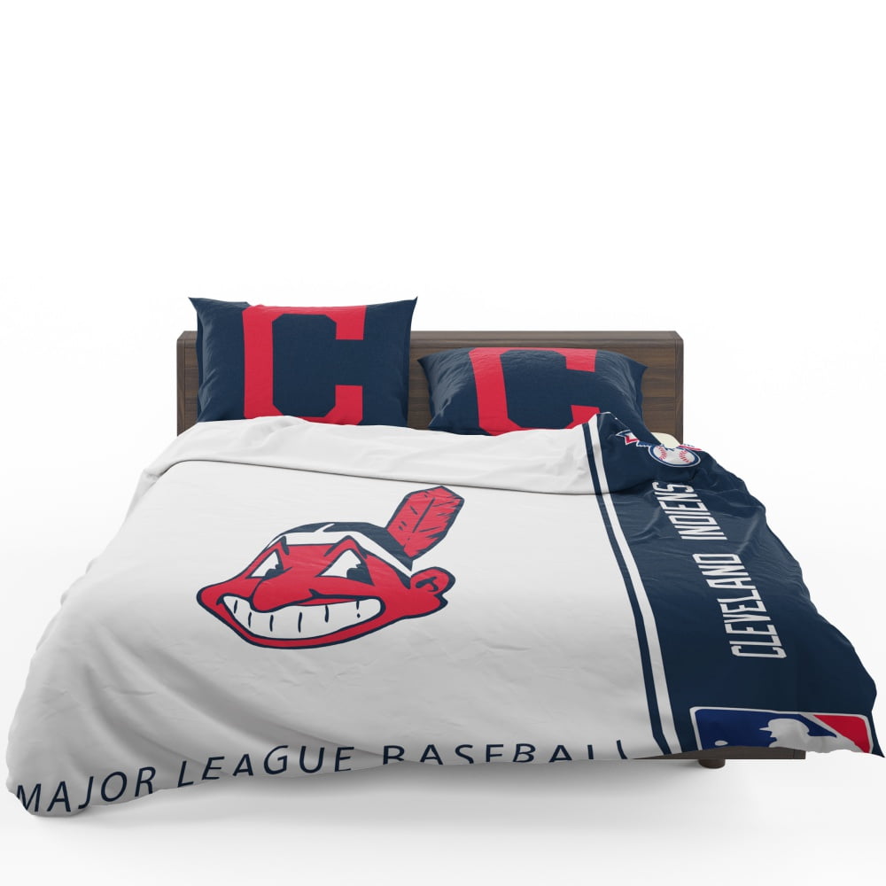Cleveland Indians MLB Baseball American League Bedding Set - Custom Bedding Set