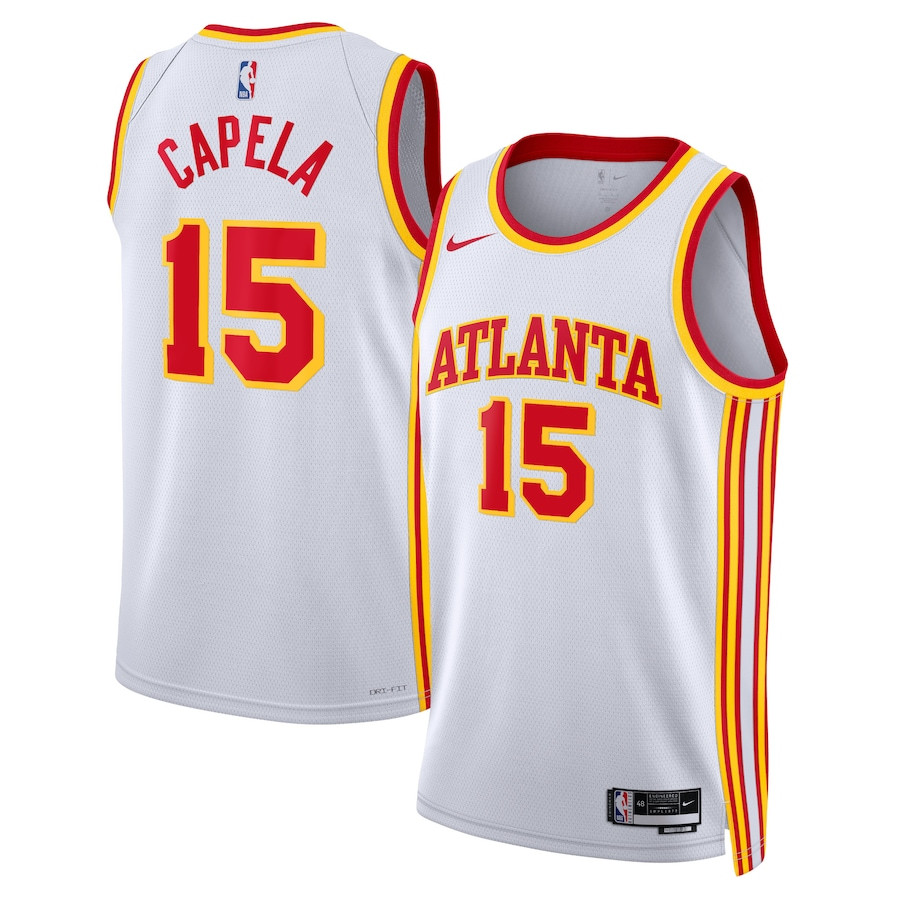 Clint Capela 15 Atlanta Hawks Unisex Swingman Basketball Jersey - Association Edition - White - JS678 