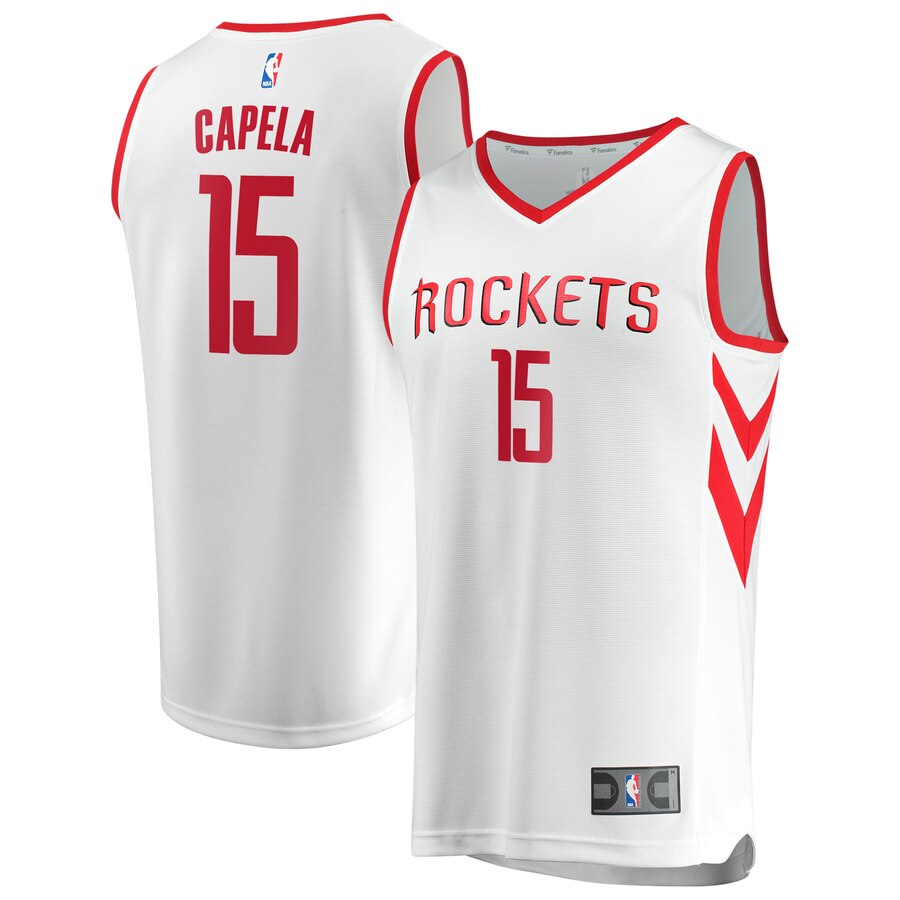 Clint Capela Houston Rockets Fanatics Branded Fast Break Replica Basketball Jersey - Association Edition - White