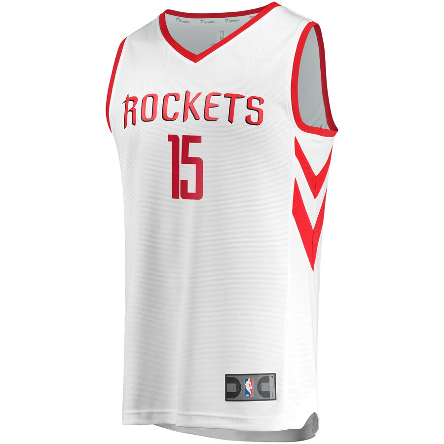 Alternative view of Clint Capela Houston Rockets Fanatics Branded Fast Break Replica Basketball Jersey - Association Edition - White
