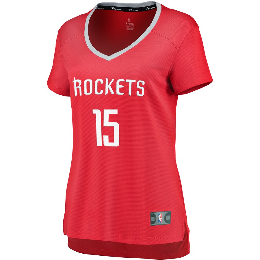 Alternative view of Clint Capela Houston Rockets Fanatics Branded Women's Fast Break Player Replica Basketball Jersey - Icon Edition - Red