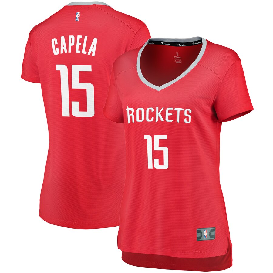 Clint Capela Houston Rockets Fanatics Branded Women's Fast Break Player Replica Basketball Jersey - Icon Edition - Red