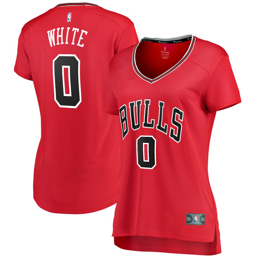 Coby White Chicago Bulls Fanatics Branded Women's Fast Break Replica Basketball Jersey Red - Icon Edition