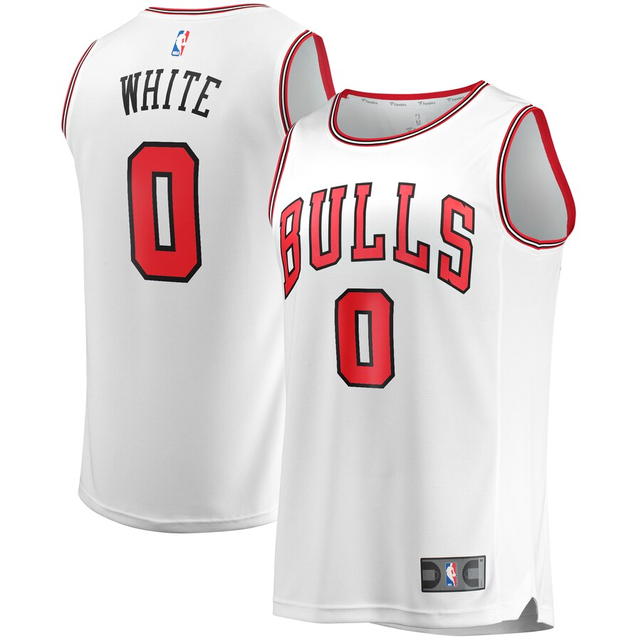 Coby White Chicago Bulls Fanatics Branded Youth Fast Break Replica Basketball Jersey White - Association Edition