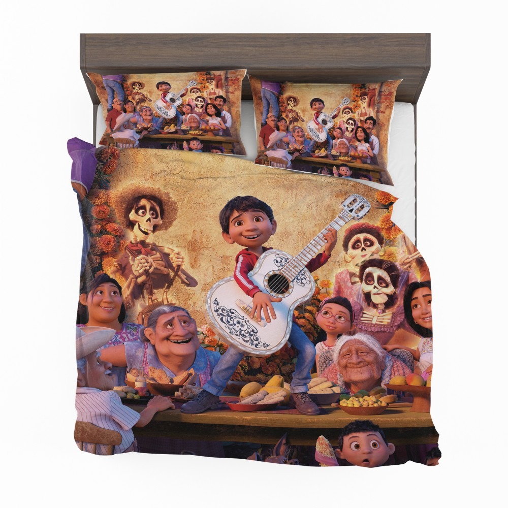 Alternative view of Coco Movie Fantasy Bedding Set - Custom Bedding Set