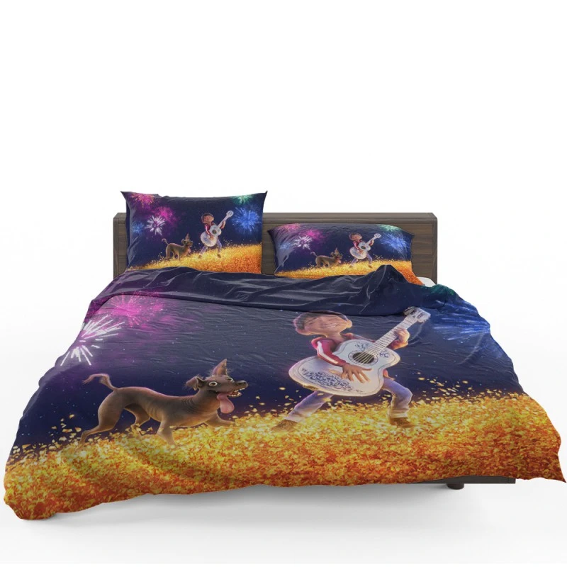 Coco Movie Miguel Rivera Dante Bedding Set - Custom Bedding Set