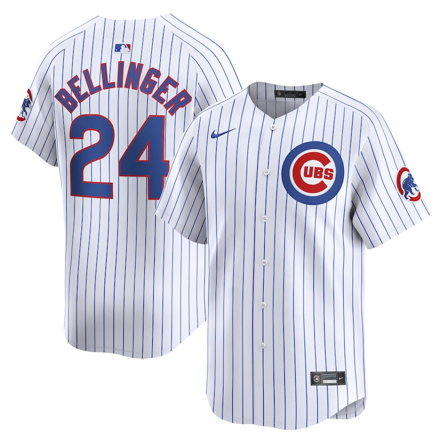 Cody Bellinger 24 Chicago Cubs Home Limited Player Men Jersey - White