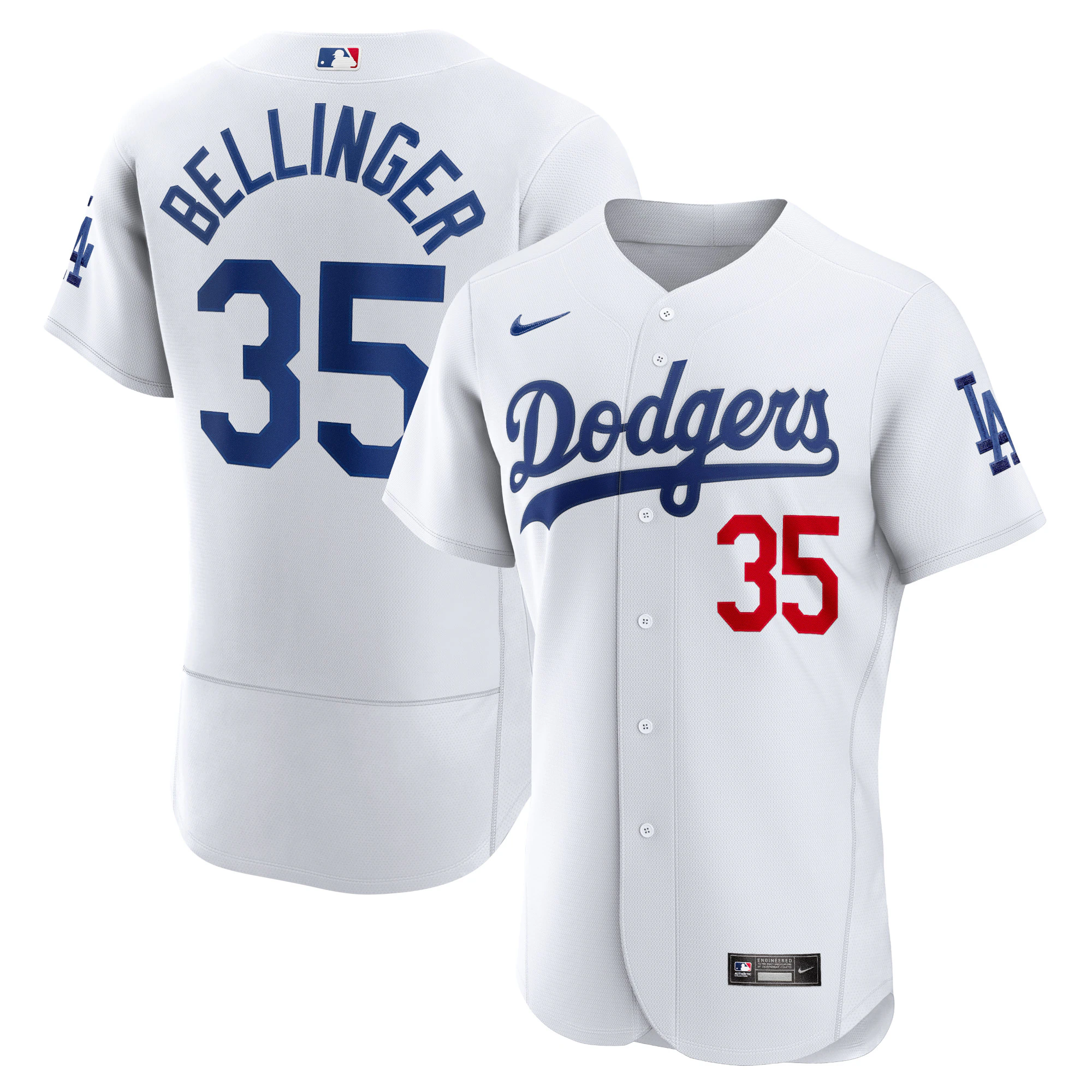 Cody Bellinger Los Angeles Dodgers Home Authentic Player Baseball Jersey – White