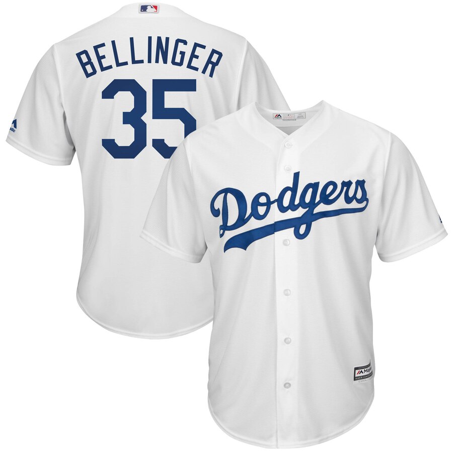 Cody Bellinger Los Angeles Dodgers Majestic Cool Base Player Baseball Jersey - White