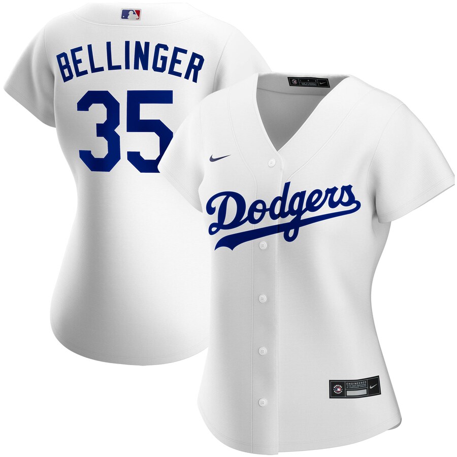 Cody Bellinger Los Angeles Dodgers Women's Home 2020 Replica Player Baseball Jersey ÃƒÂ¢Ã¢â€šÂ¬Ã¢â‚¬Å“ White