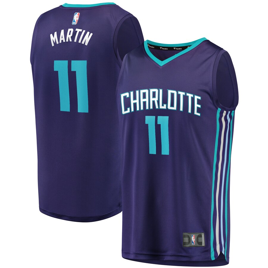 Cody Martin Charlotte Hornets Fanatics Branded Youth Fast Break Replica Player Basketball Jersey - Statement Edition - Purple