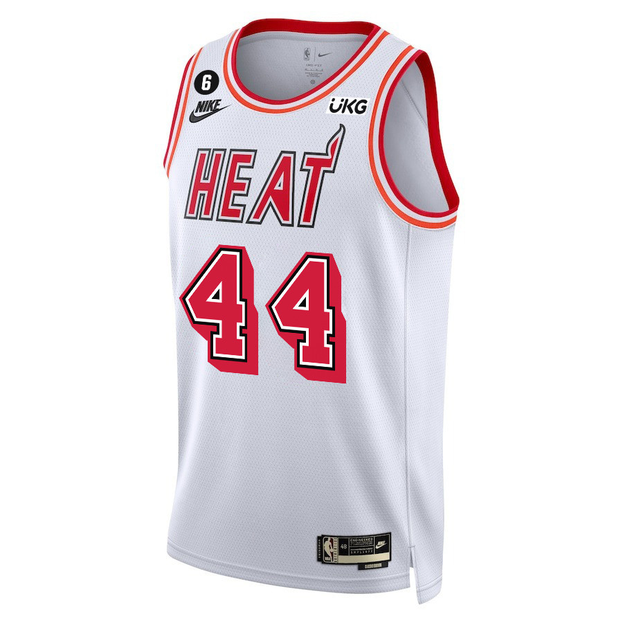 Alternative view of Cody Zeller 44 Miami Heat Final Champions 2023 Swingman Basketball Jersey - Classic Edition - White - JS399 