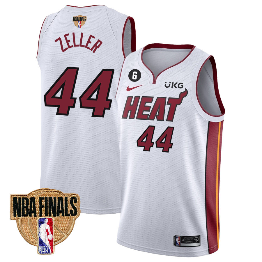 Cody Zeller 44 Miami Heat Final Champions 2023 Swingman Basketball Jersey - White - JS919 