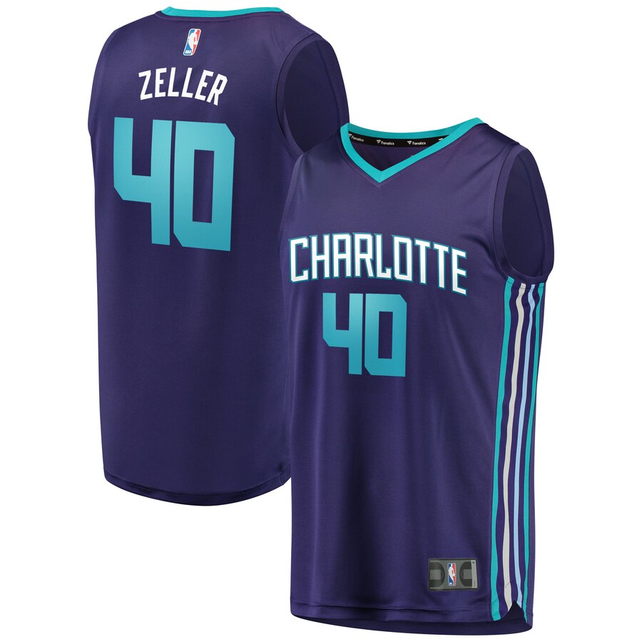 Cody Zeller Charlotte Hornets Fanatics Branded Fast Break Replica Player Basketball Jersey - Statement Edition - Purple