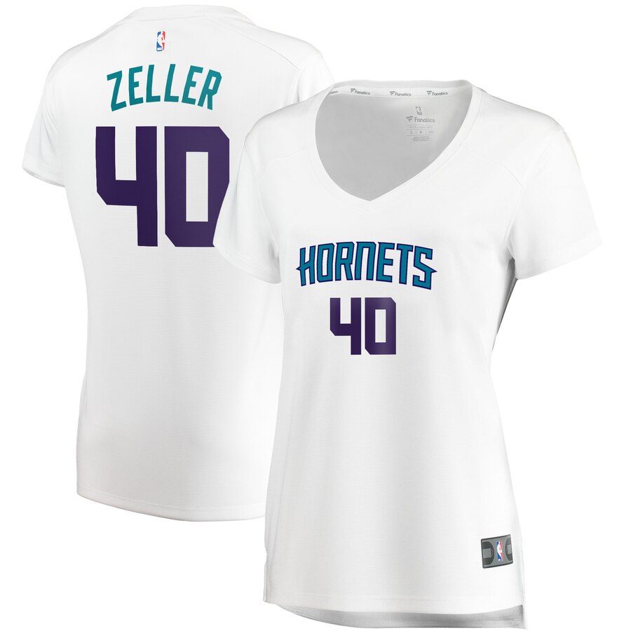 Cody Zeller Charlotte Hornets Fanatics Branded Women's Fast Break Replica Player Basketball Jersey - Association Edition - White