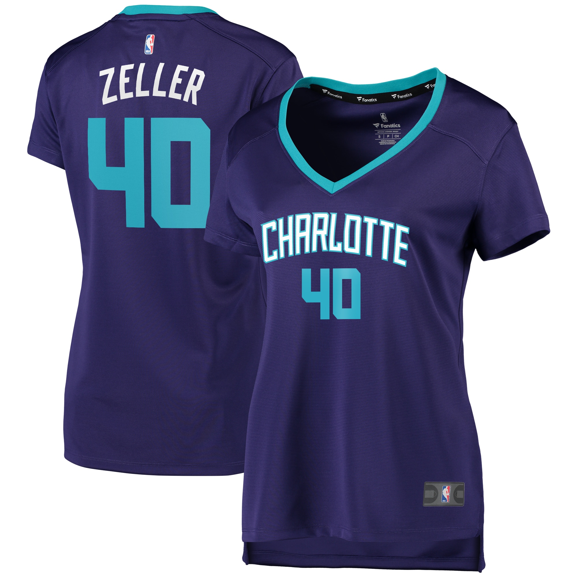 Cody Zeller Charlotte Hornets Fanatics Branded Women's Fast Break Replica Player Basketball Jersey - Statement Edition - Purple