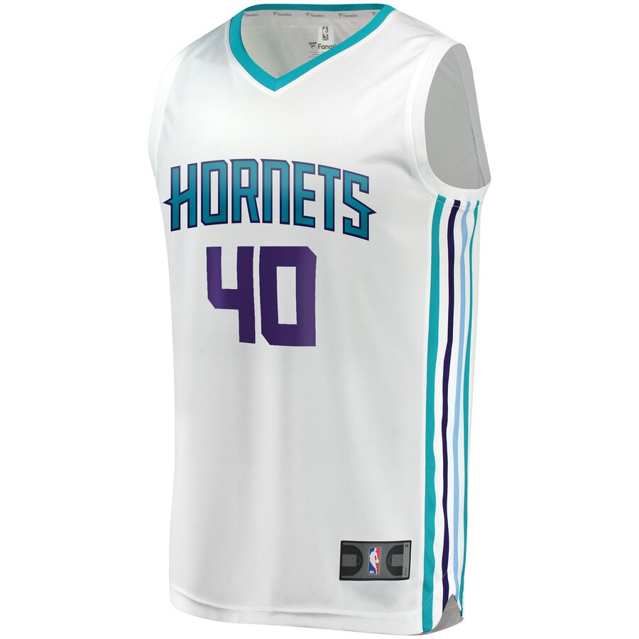 Alternative view of Cody Zeller Charlotte Hornets Fanatics Branded Youth Fast Break Replica Player Basketball Jersey - Association Edition - White