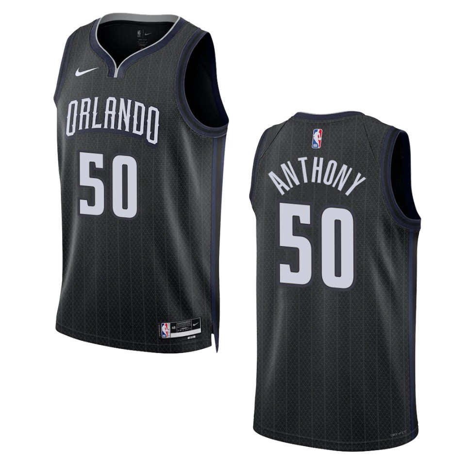 Cole Anthony City Edition Orlando Magic 2022-23 Black Swingman Jersey