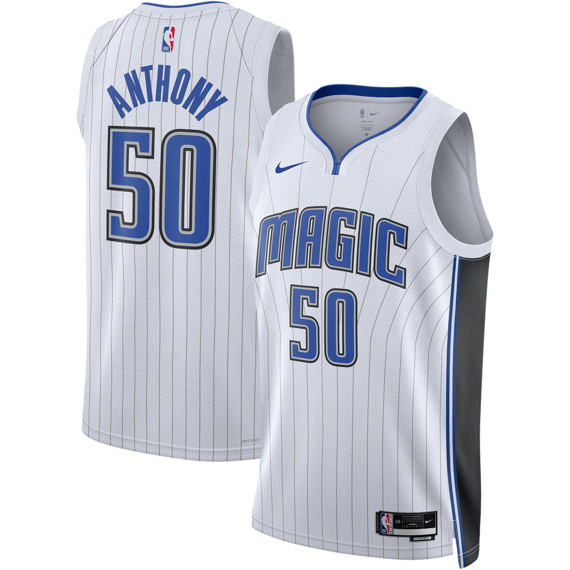Cole Anthony Orlando Magic Unisex Swingman Basketball Jersey – Association Edition – White
