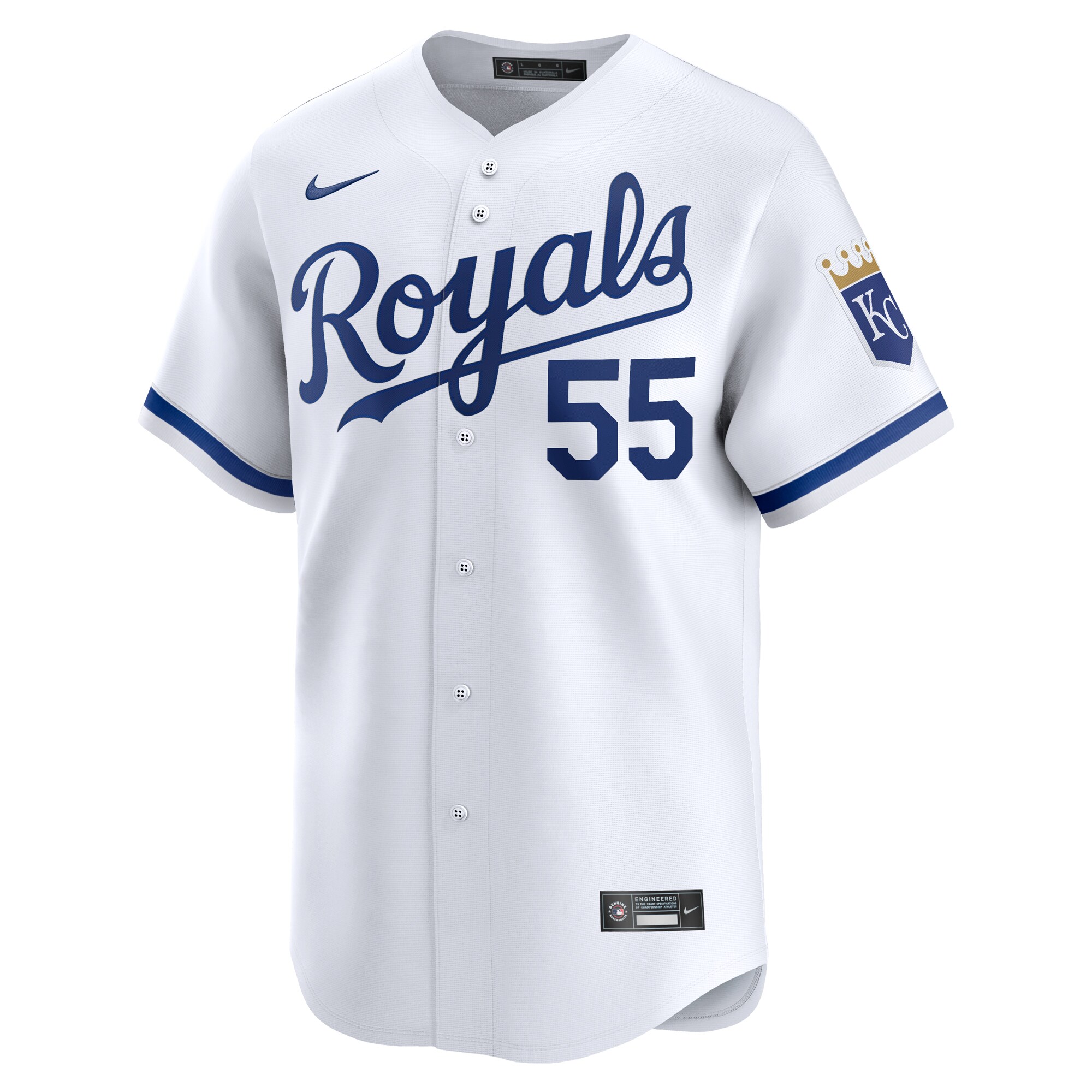 Alternative view of Cole Ragans Kansas City Royals Home Limited Player Baseball Jersey - White