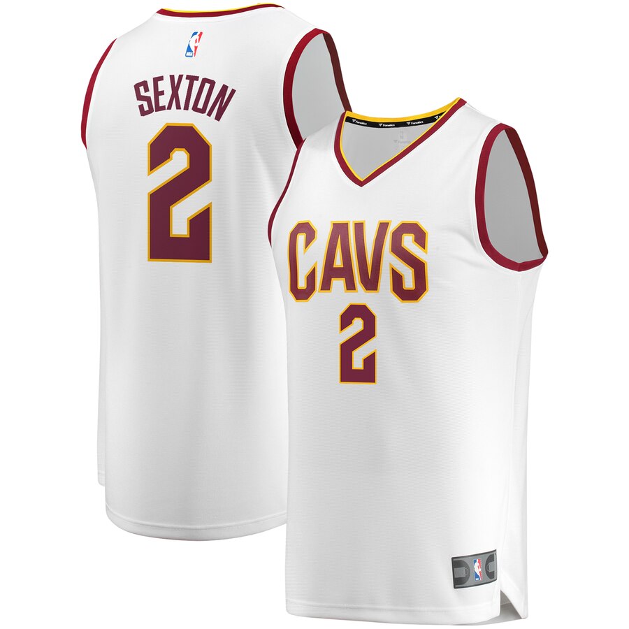 Collin Sexton Cleveland Cavaliers Fanatics Branded Fast Break Replica Basketball Jersey - Association Edition - White
