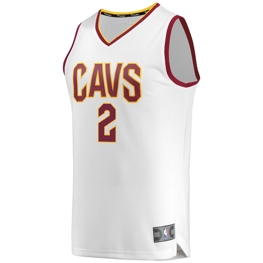 Alternative view of Collin Sexton Cleveland Cavaliers Fanatics Branded Fast Break Replica Basketball Jersey - Association Edition - White