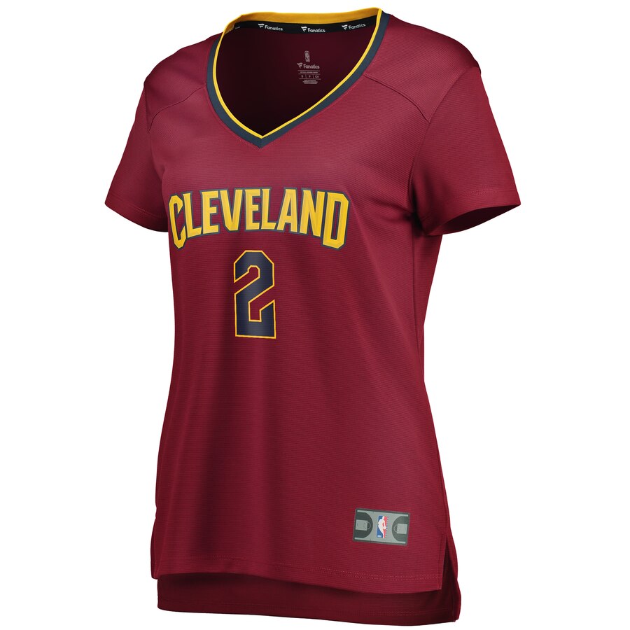 Alternative view of Collin Sexton Cleveland Cavaliers Fanatics Branded Women's Fast Break Replica Player Basketball Jersey - Icon Edition - Wine