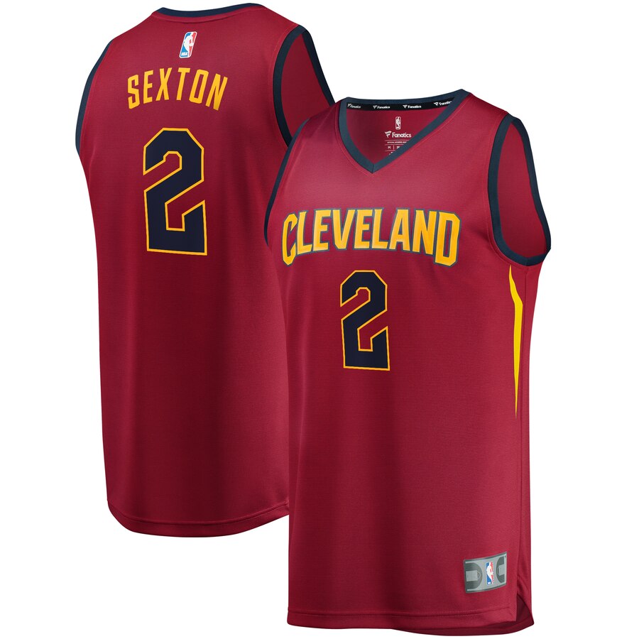 Collin Sexton Cleveland Cavaliers Fanatics Branded Youth Fast Break Replica Basketball Jersey Wine - Icon Edition