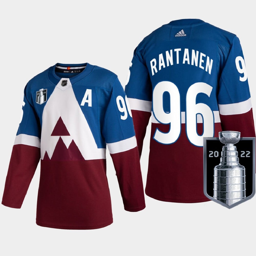 Colorado Avalanche Mikko Rantanen 96 2022 Western Champs Burgundy Hockey Jersey Stadium Series - JS367 