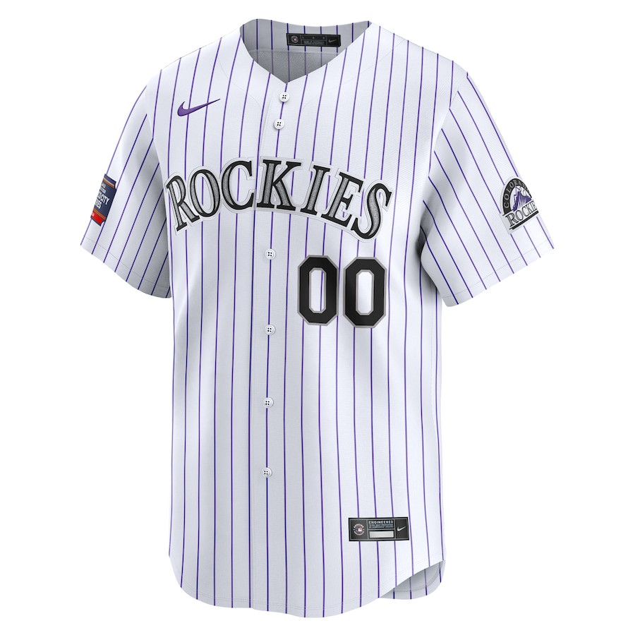 Alternative view of Colorado Rockies 2024 MLB World Tour Mexico City Series Home Limited Custom Men Baseball Jersey - White