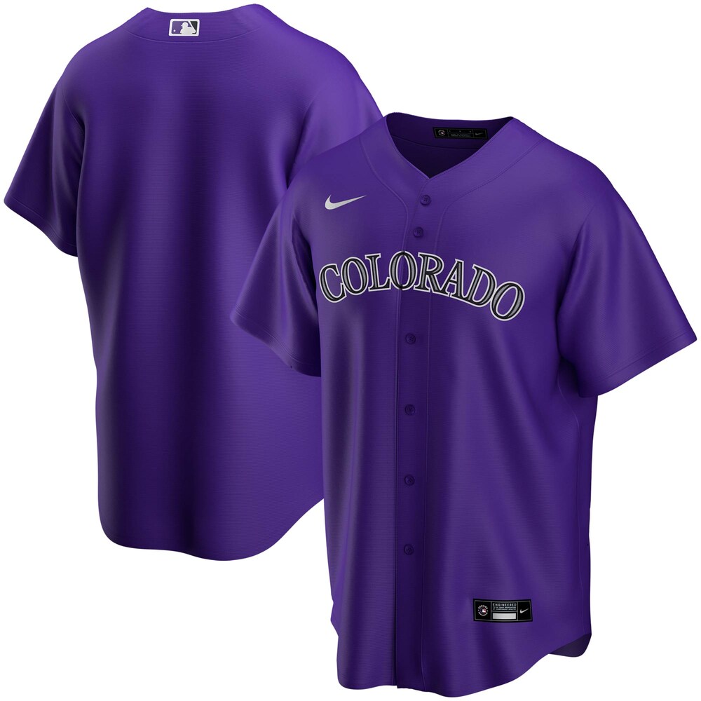 Colorado Rockies Alternate 2020 Team Baseball Jersey - Purple Color