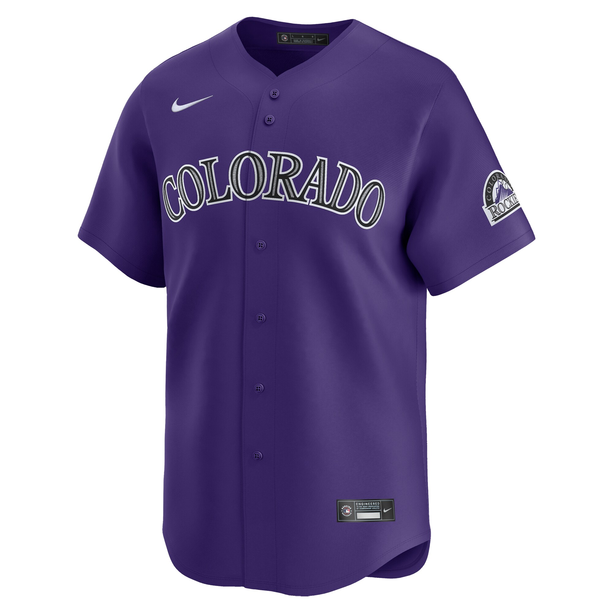 Alternative view of Colorado Rockies Alternate Limited Baseball JerseyÃƒâ€šÃ‚Â ÃƒÂ¢Ã¢â€šÂ¬Ã¢â‚¬Å“ Purple