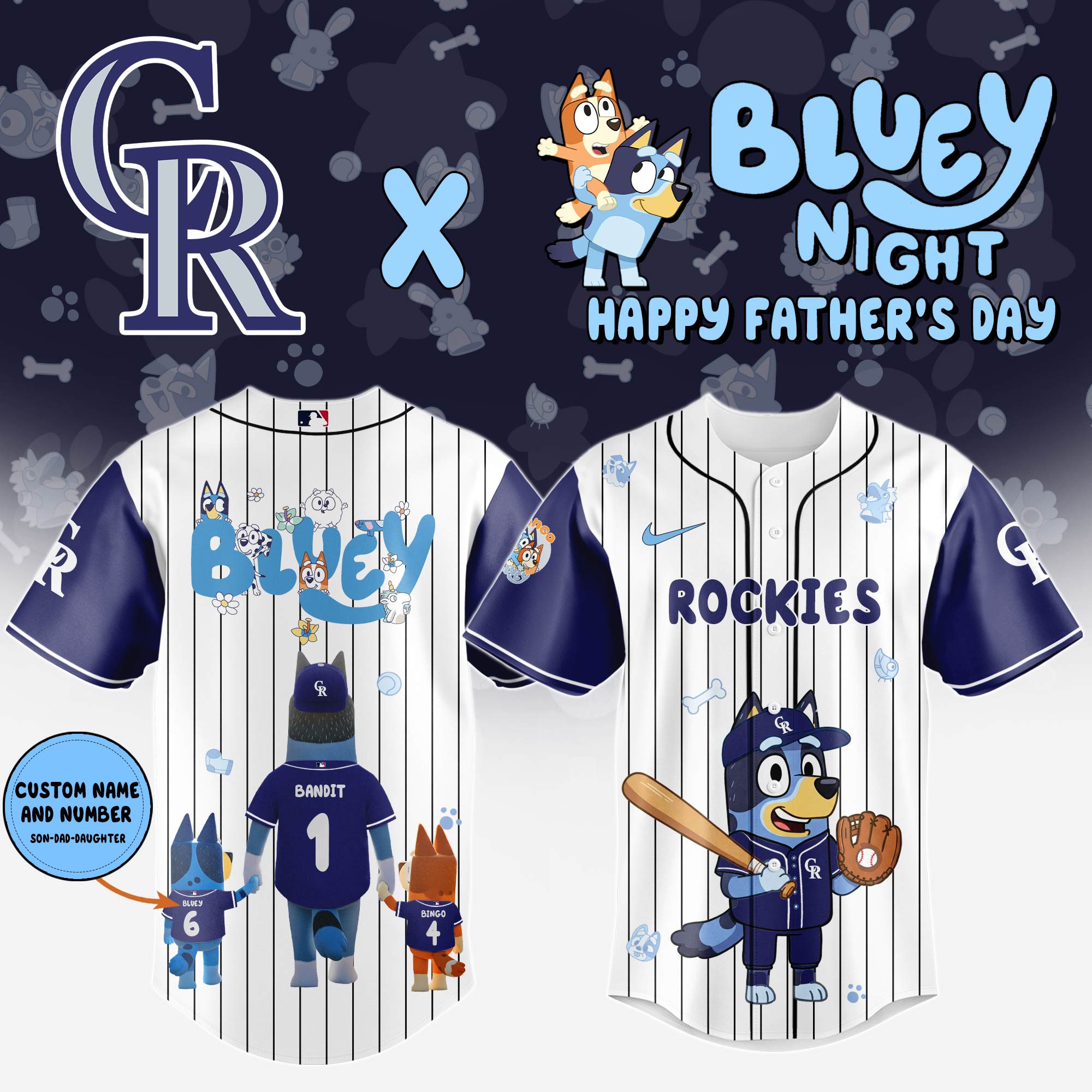 Colorado Rockies Happy Father’s Day Limited Edition Jersey 2025