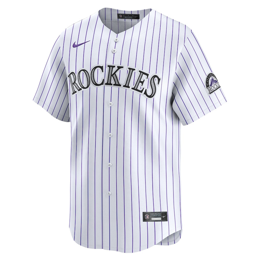 Alternative view of Colorado Rockies Home Limited Player Men Baseball Jersey - White