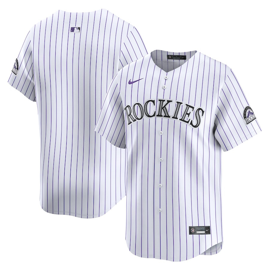Colorado Rockies Home Limited YOUTH Baseball Jersey - White