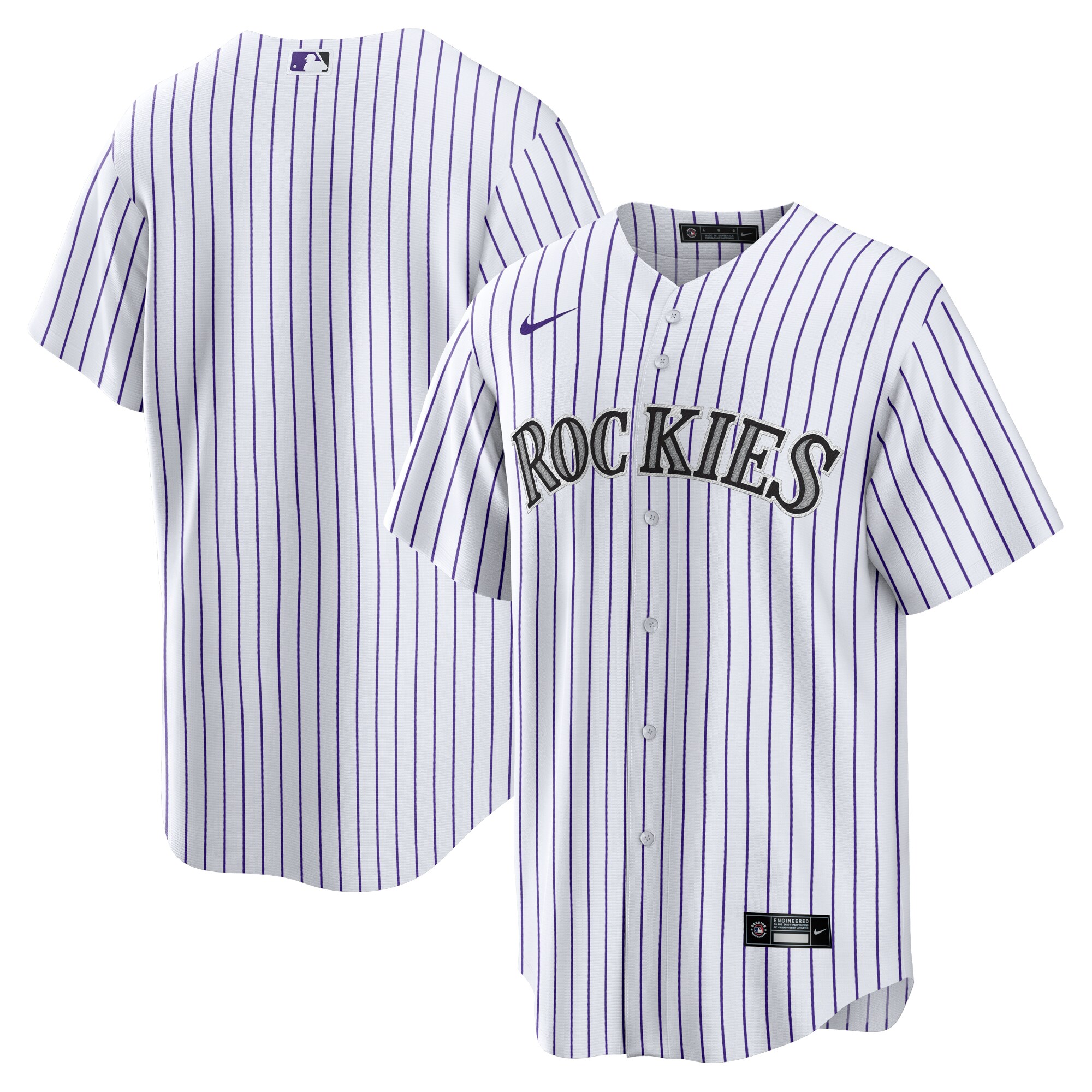 Colorado Rockies Home Replica Team Baseball Jersey - White