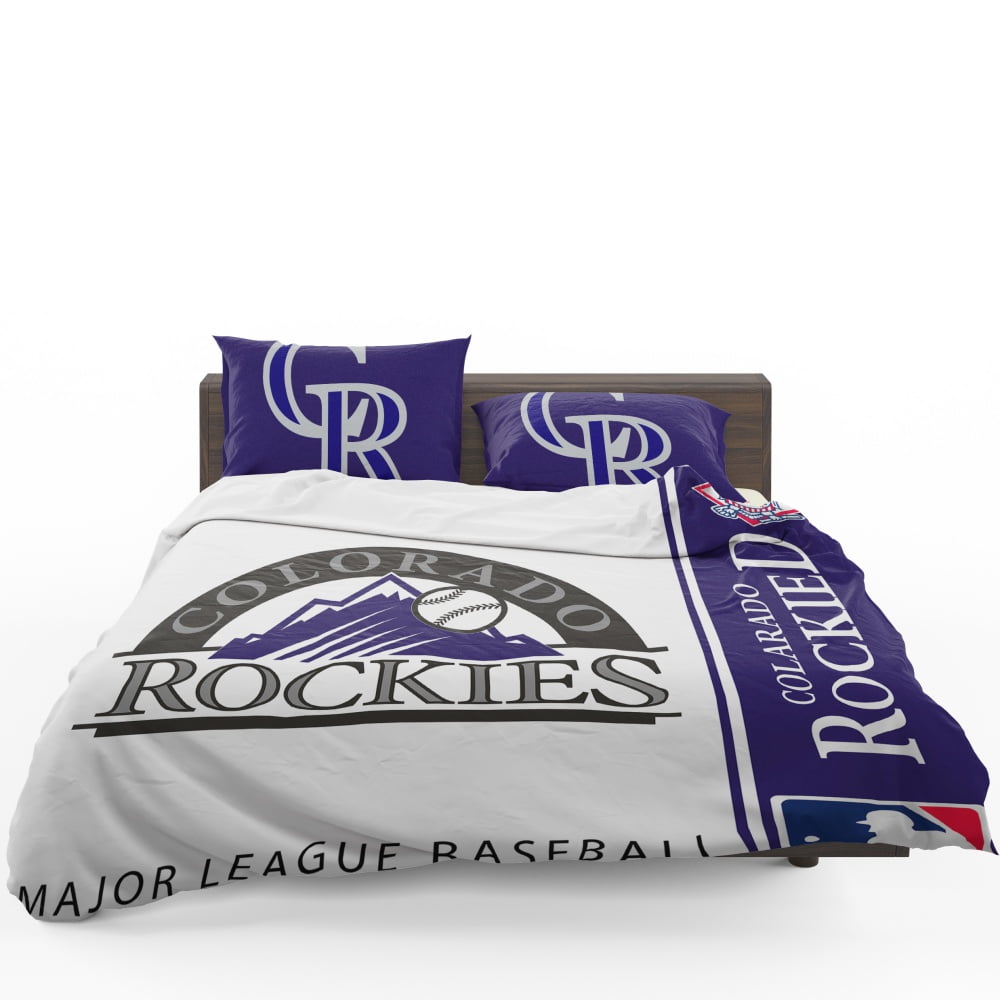 Colorado Rockies MLB Baseball National League Bedding Set - Custom Bedding Set