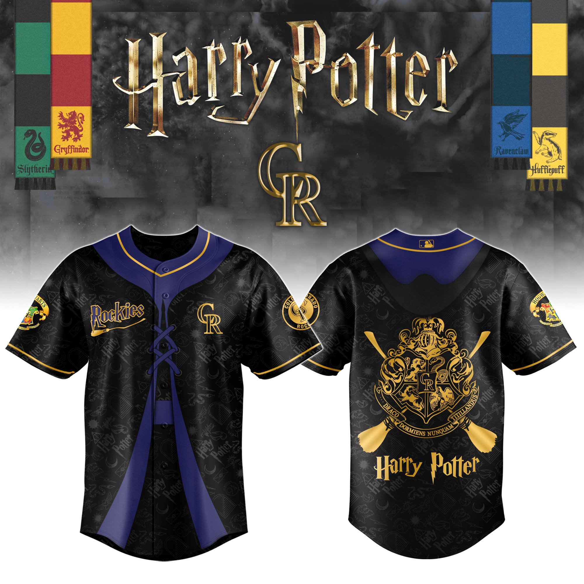 Colorado Rockies Mlb X Harry Potter Night Jersey