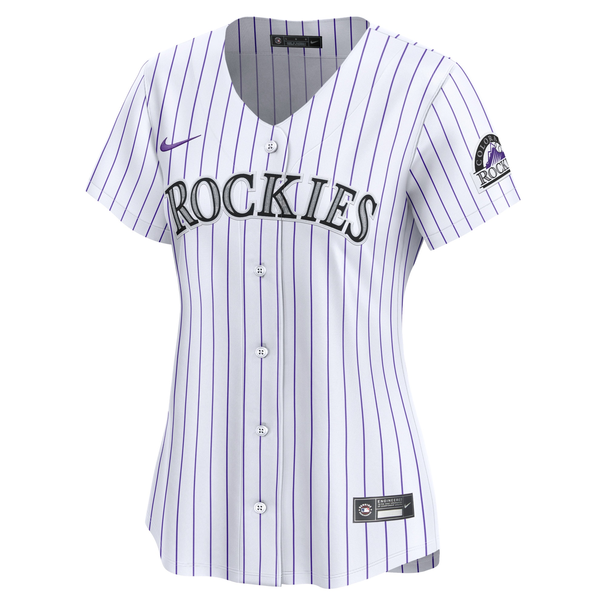 Alternative view of Colorado Rockies Women's 2024 Jackie Robinson Day Home Limited Baseball JerseyÃƒâ€šÃ‚Â ÃƒÂ¢Ã¢â€šÂ¬Ã¢â‚¬Å“ White