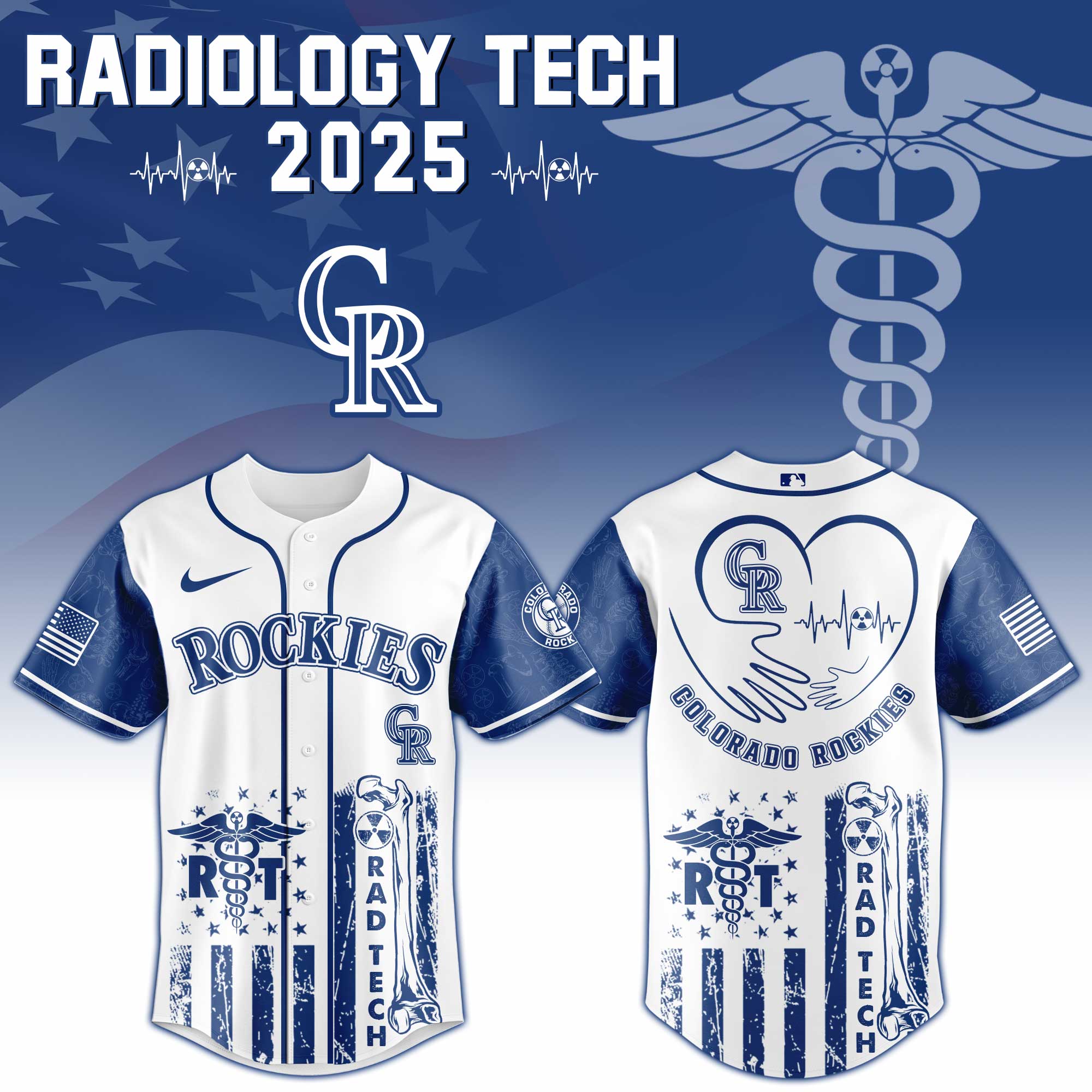 Colorado Rockies X Radiology Tech Night Exclusive Design Jersey