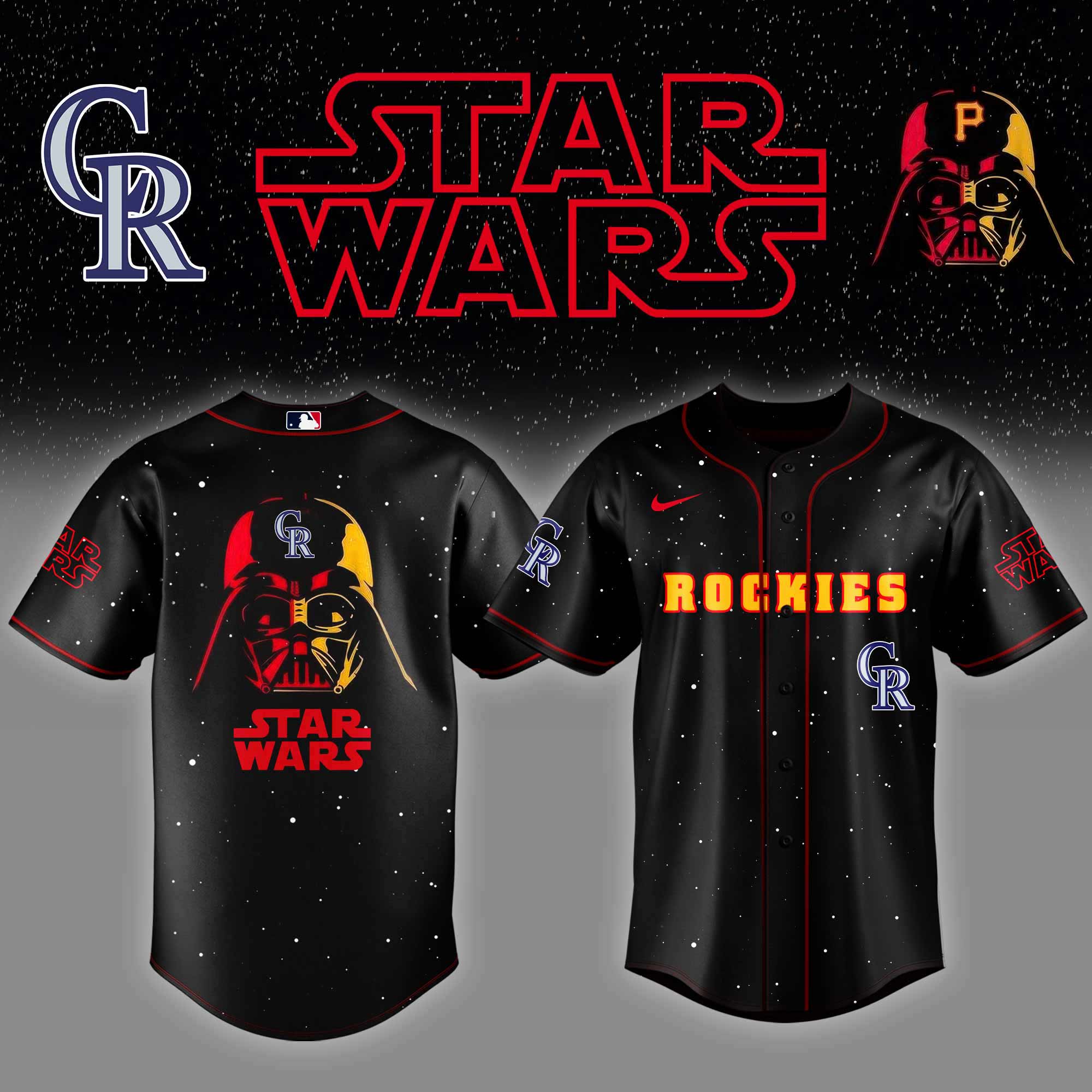 Colorado Rockies X Star Wars Night Baseball Jersey