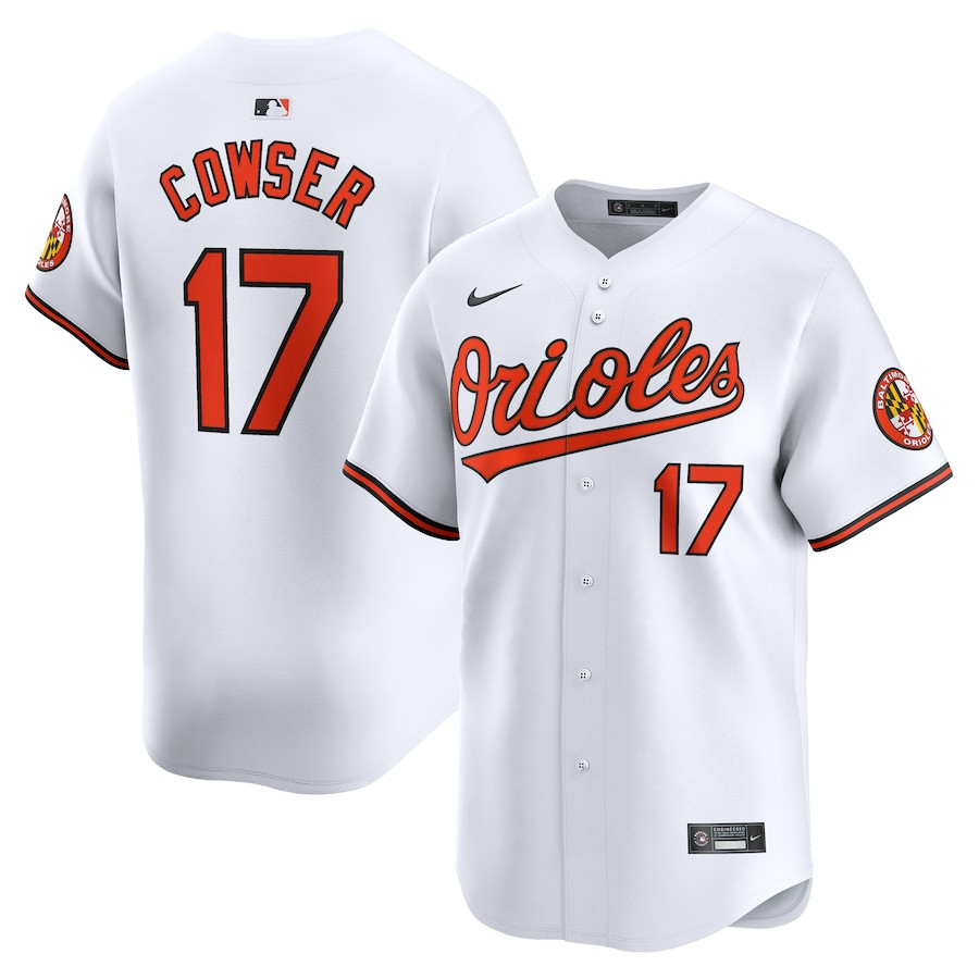 Colton Cowser 17 Baltimore Orioles Home Limited Men Baseball Jersey - White