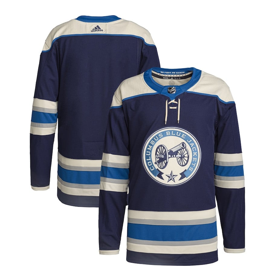 Columbus Blue Jackets Alternate Primegreen Men Jersey - Navy - JS882 