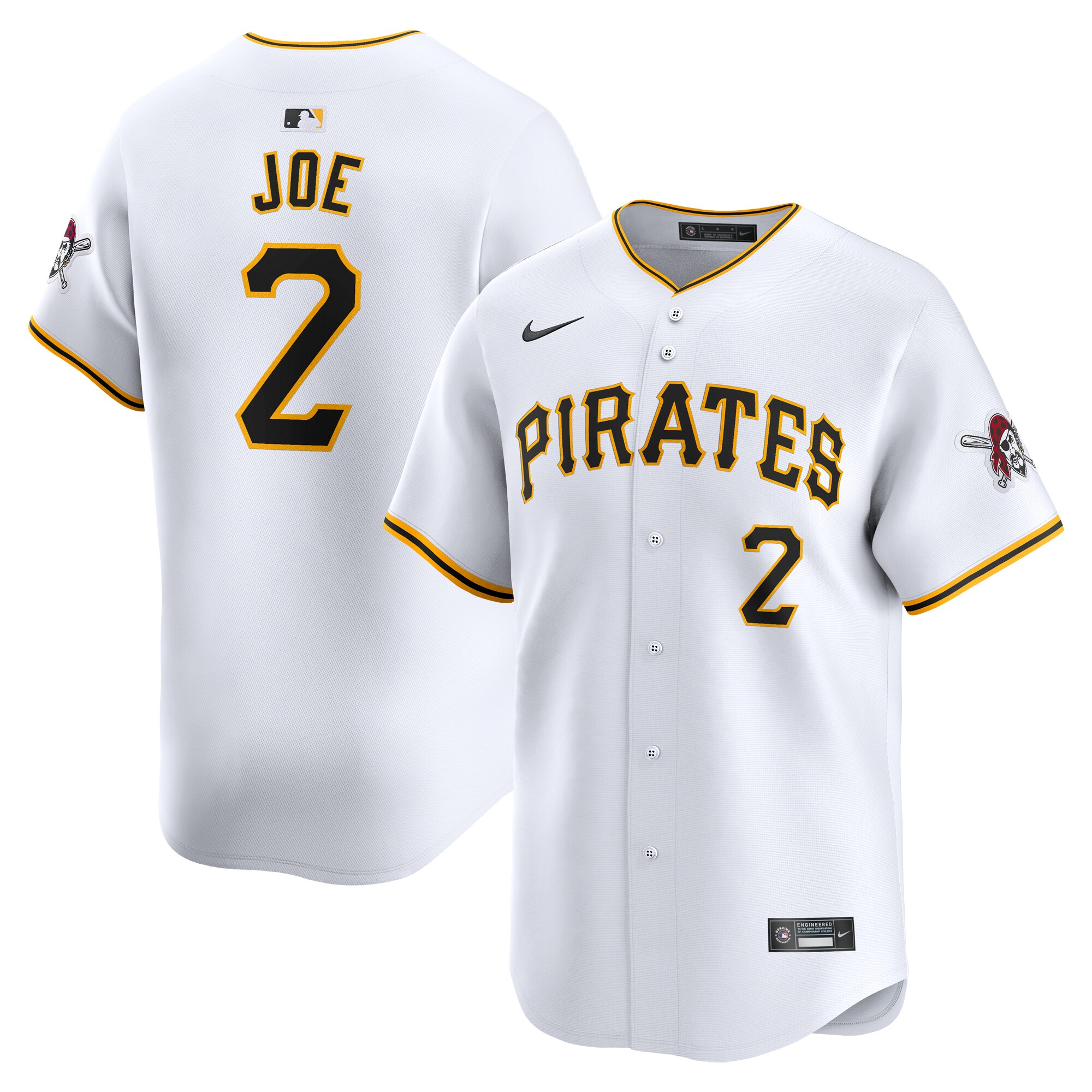 Connor Joe Pittsburgh Pirates Home Limited Player JerseyÃƒâ€šÃ‚Â ÃƒÂ¢Ã¢â€šÂ¬Ã¢â‚¬Å“ White