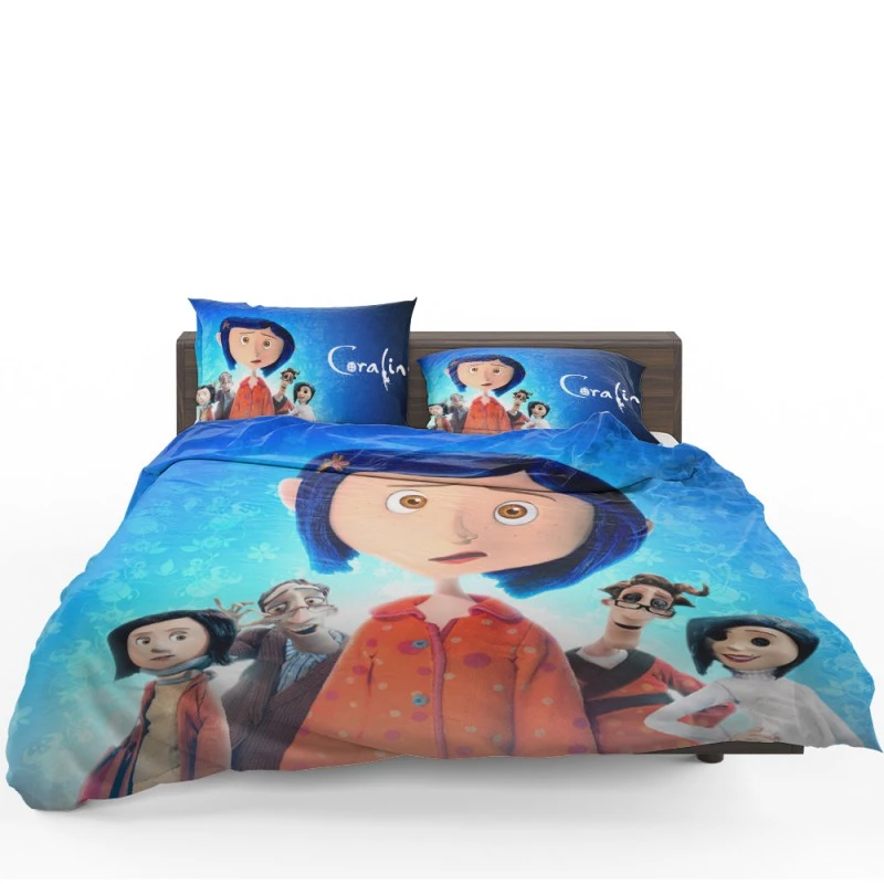 Coraline Movie Coraline Jones Mel Jones Bedding Set - Custom Bedding Set